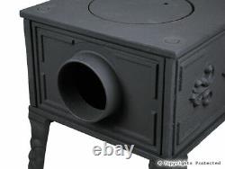 Cast Iron Stove For Office, Studio, Man Cave, Camping, Outdoor Cooking Uk Seller