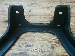 Cast iron machine legs for vintage industrial coffee table or bench legs