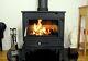 Castmaster Belvoir With Back Boiler, Wood Burning Multifuel Cast Iron Stove