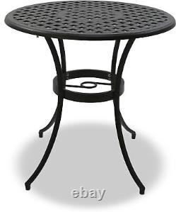 Centurion Supports PREGO Garden & Patio Table & 2 Chairs Aluminium Bistro Set
