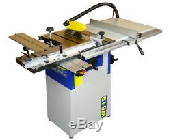 Charnwood W619 8'' Cast Iron Table Saw with Sliding Carriage