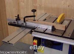 Charnwood W619 Cast Iron Table Saw C/w Sliding Carriage & Extension Tables 240v