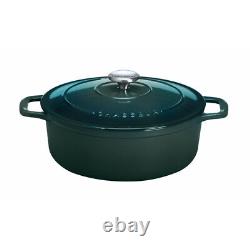 Chasseur 29cm Cast Iron Oval Casserole Forest