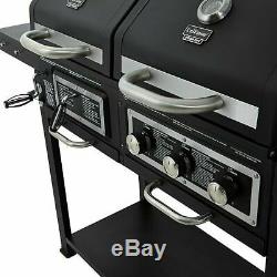 Classic Barbecue grill outdoor Gas and Charcoal Combination Grill garden New UK