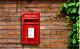 Classic Red Wall Mounted Cast Iron Post Box Lockable Letterbox Rustproof