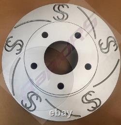 Commodore Vt VX Vu Vy Vz Slotted Disc Brake Rotors Ss Performance Grooved Front