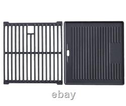CosmoGrill Cast Iron (Griddle + Grill Grate 4+1) set