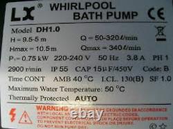 DH1.0 Hot Tub Circulation Pump Whirlpool 1HP Chinese Bath Whirlpool Danz Spa AMC