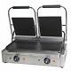 Davlex Panini Press Double Sided Electric Commercial Twin Contact Grill Pannini