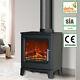 Defra 4.3KW Cast Iron Wood Log Burner Woodburning Stove Eco Design Fireplace