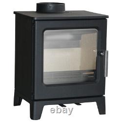 Defra Approved 4.3KW Wood Burning Stove Eco Design Ready Cast Iron Fireplace