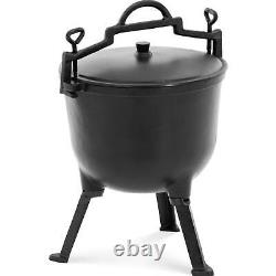 Dutch Oven with lid 10 L enamelled Royal Catering Fire pot Cast iron pot