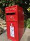 ER Royal Mail Cast Iron Post Office Box ER Red British Post box reproduction