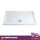 Eacon Low Profile Rectangle White Stone Resin Acrylic Shower Tray 1300x900mm