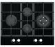 Econolux ART28964 60cm Gas on Glass Hob Built-in Cast Iron Pan Stands Wok Burner