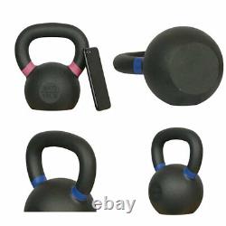 Exersci Powder Coated Cast Iron Kettlebells Fitness Strength Weight (4 32kg)
