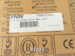 FNW FNW731BS 731 Series 5 Cast Iron Buna-N Lever Handle Butterfly NEW