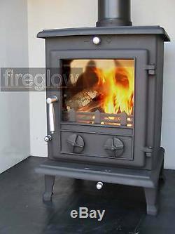 Fireglow ECO7 DEFRA Approved Wood Burning Logburner Multifuel Stove 8kW