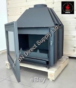 Fireplace Insert Inset Wood Burning Stove Log Burner Built In 14 -21 kw SENATOR