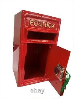 Floor Mounting Cast Iron Post Box Postal Box Red British Mailbox