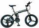 Folding Bike With 21 Speed Gears Lightweight Carbon Steel Portable Bicycle