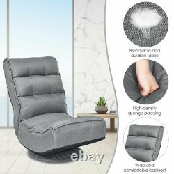 Folding Lazy Sofa Chair 360 Degree Ergonomic Swivel Adjustable Floor Game Chair
