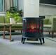 FoxHunter Electric Fireplace Heater LED Flame Effect 1800W Fire Log Burner Stove