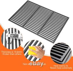 GFTIME Cast Iron Cooking Grate 60 x 40 cm Solid for BBQ, Gas Grill