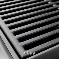 GFTIME Cast Iron Cooking Grate 60 x 40 cm Solid for BBQ, Gas Grill