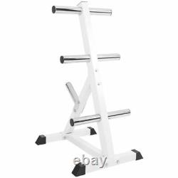 Gorilla Sports Olympic Weight Plate Rack 4 Branches