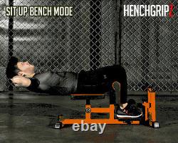 HENCHGRIPZ Commercial Sissy Squat Bench / Machine / Preacher Curl / Crunch