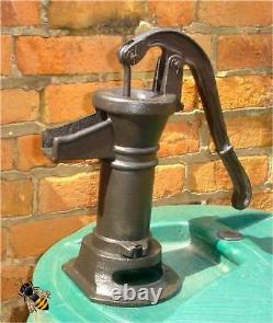 Hand Water Pump Working Cast Iron Pitcher or Garden Ornament New