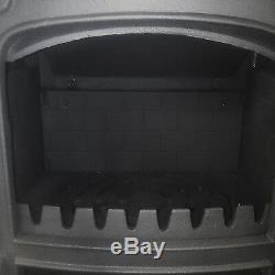 Harmston 5.5KW Multifuel Cast Iron Log Burner Wood Burning Stove Fireplace New