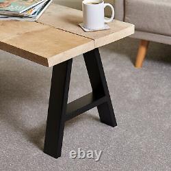 Hartleys Set of 2 Industrial Metal A Frame Table Legs Dining/Bench/Office/Desk