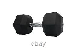 Hex Dumbbells 5kg 32.5kg Cast Iron Hand Weight Rubber Dumbbells Pairs GYM/HOME
