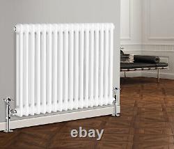 Horizontal Traditional Column Cast Iron Style Radiator Bathroom Central Heating