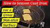 How To Season A Cast Iron Pan Stargazer 13 5 Braiser Using Easy Beezy Seasoning