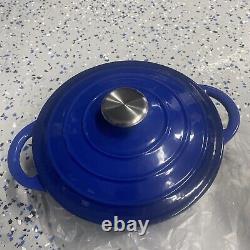 Hystrada Enameled Cast Iron Dutch Oven 3qt Dutch Oven Pot with Lid and Stee