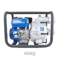 Hyundai 208cc Water Pump 3/76mm Outlet Professional Petrol Water Trash Pump