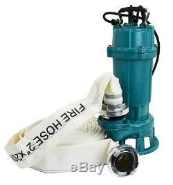 IBO FURY750 Submersible Sewage Dirty Water Septic Sump Pump + grinder + 20m hose