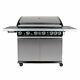 IQ 6+1 Outdoor Gas BBQ Stainless Steel Barbecue Grill 6 Burner + 1 Side New