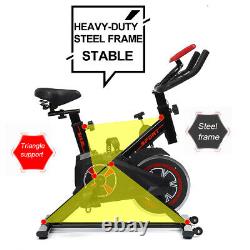 Indoor Cardio Exercise Bike Home Gym Aerobic Fitness Training flywheel Bicycle