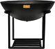 Ivyline Black Cast Iron Fire Bowl & Stand Outdoor Fire Pit Patio Heater Chiminea