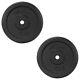 JLL Cast Iron Weight Plates, 0.5kg to 20kg pairs, for 1 Weight Lifting Bars