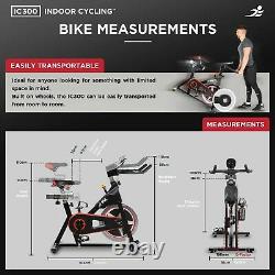 JLL IC300 Indoor Cycling Exercise Bike, Fitness, Cardio, Studio, Workout Bike