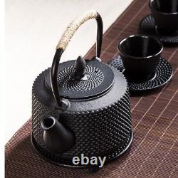 Japanese Style Boiling Water Teapots Cast Iron 800ml Purple Teapot Drinkware New