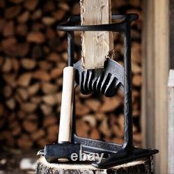 Kindling Cracker King firewood log wedge splitter cast iron outdoor fire SP154