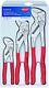 Knipex 3pc Plier Wrench Set 002006US2 7 10 12 Adjustable Pliers Spanners