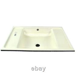 Kohler 2838-FF Cast Iron Enamel Ledges Sea Salt Undermount Bathroom Sink Modern