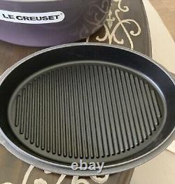 LE CREUSET CASSIS 4.75 CAST IRON OVAL MULTI FUNCTION DUTCH OVEN With GRILL LID